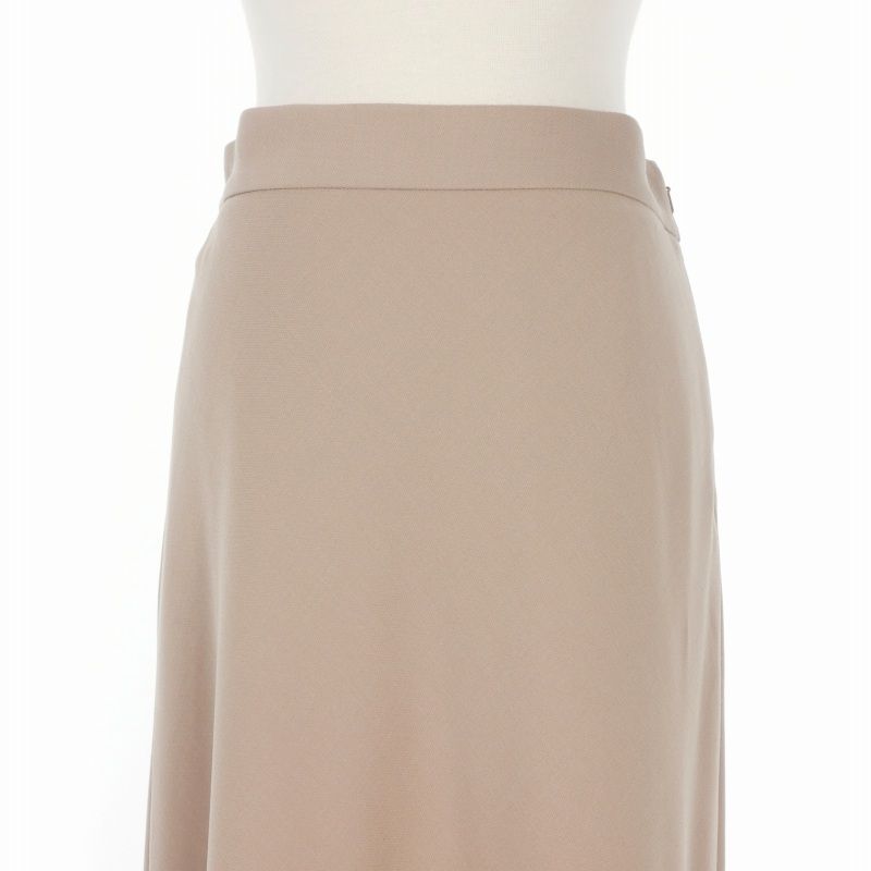 Max Mara Long Skirt Stretch 40 Beige — view 3