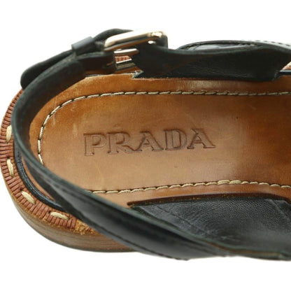 Prada Sandals Strap Stitch — view 8