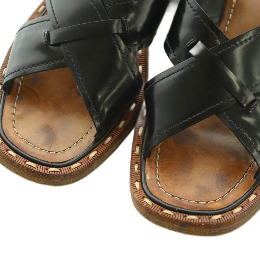 Prada Sandals Strap Stitch — view 3