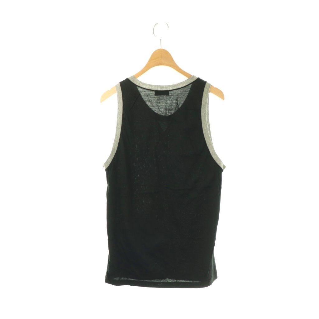 Dior Homme Water Tank Top Sleeveless Top Bee 48 Black Gray DO — view 2
