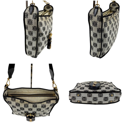 Loewe Bolso Repeat Anagram Logo Shoulder Bag Cross Navy — view 5