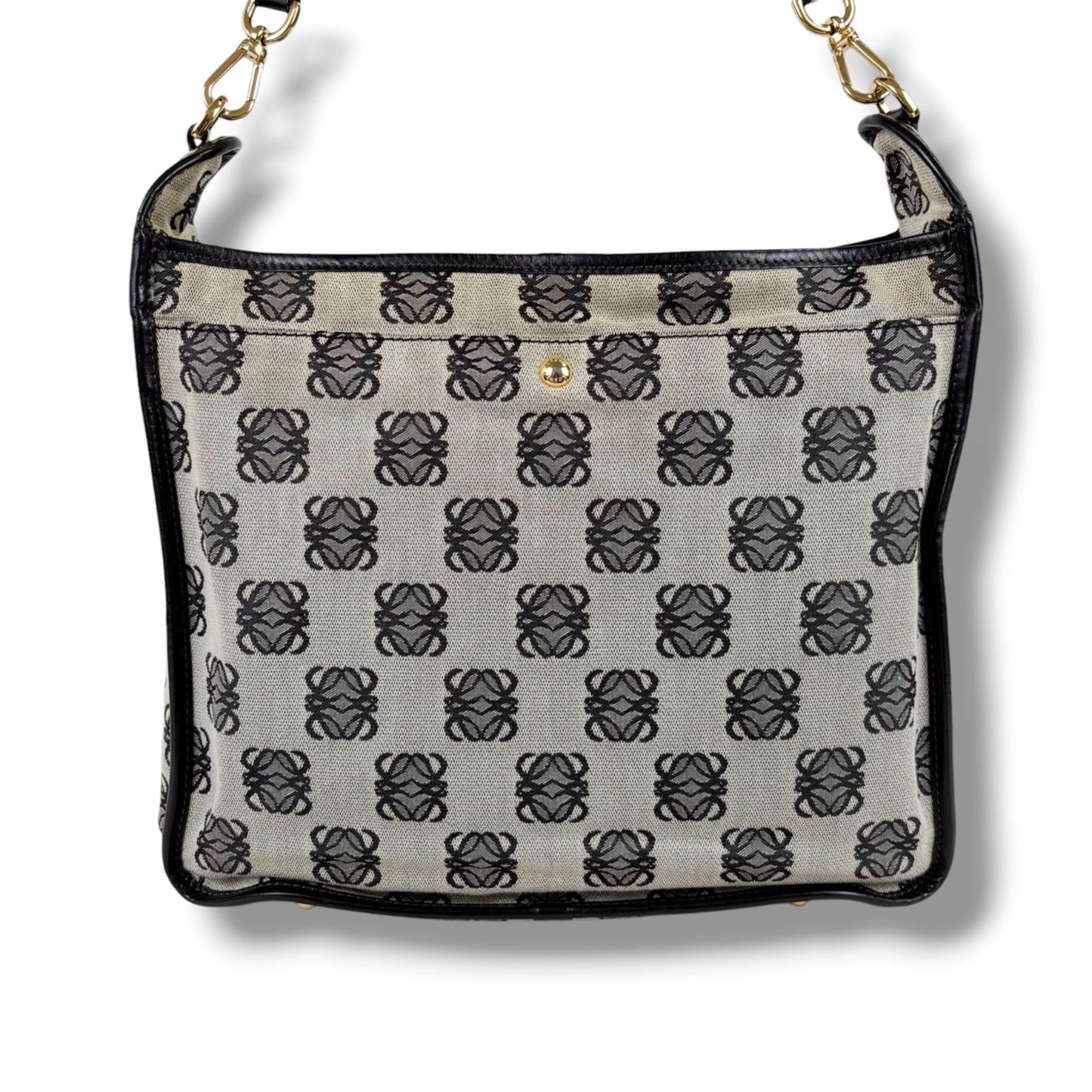 Loewe Bolso Repeat Anagram Logo Shoulder Bag Cross Navy — view 4