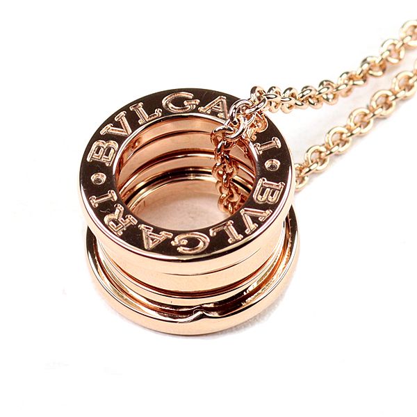 Bvlgari B-zero One Necklace Pink Gold 18k Polished