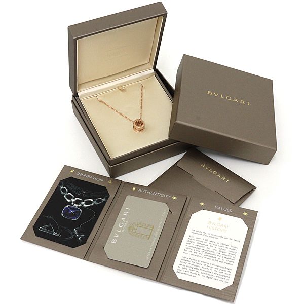 Bvlgari B-zero One Necklace Pink Gold 18k Polished — view 6