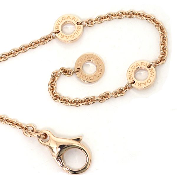 Bvlgari B-zero One Necklace Pink Gold 18k Polished — view 4