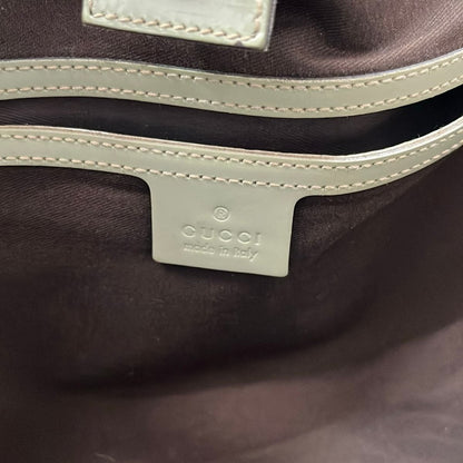 Gucci Tote GG Plus Supreme Beige Dark Brown Khaki Leather — view 8