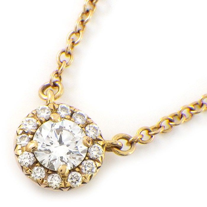Tiffany & Co Necklace Soleste Pave Diamond 18k Pink Gold