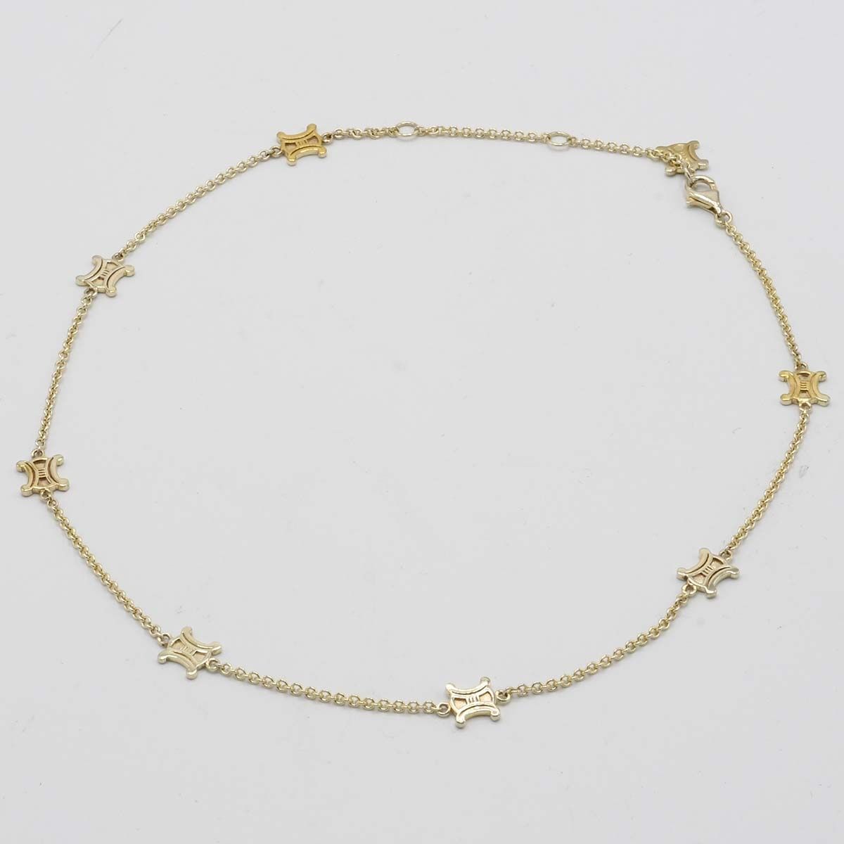 Celine Necklace 925 Sterling Silver Gold