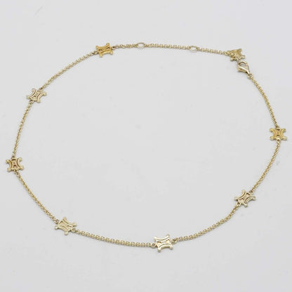 Celine Necklace 925 Sterling Silver Gold