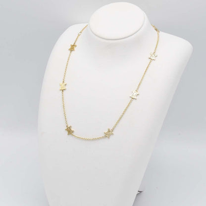 Celine Necklace 925 Sterling Silver Gold — view 6