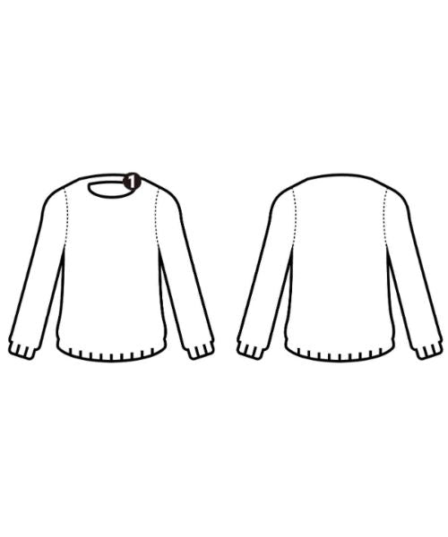 Saint Laurent Paris Knit Sweater — view 8