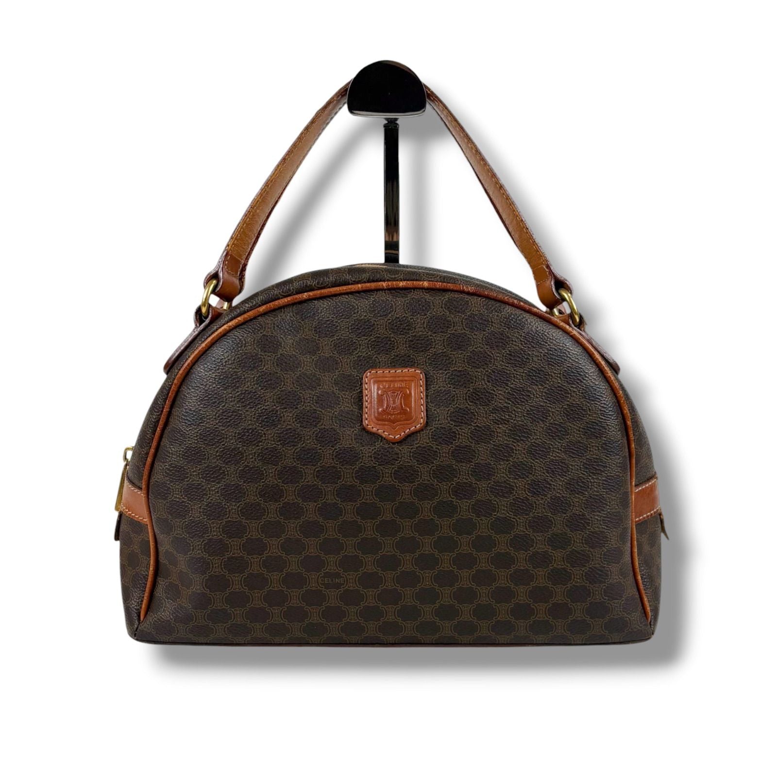 Celine Macadam Pattern Handbag Mini Tote Dome