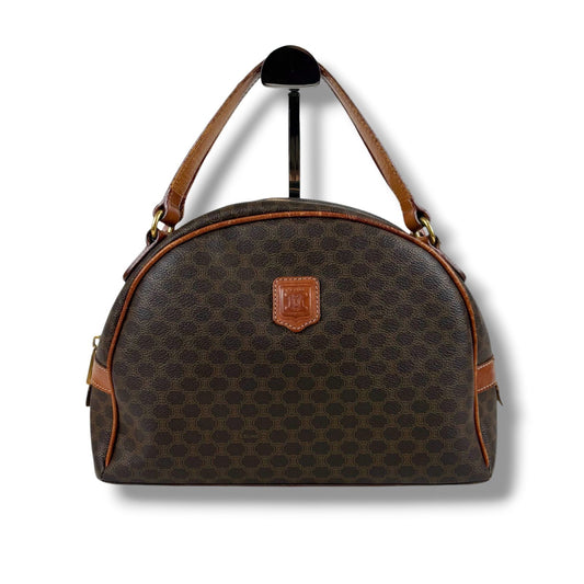 Celine Macadam Pattern Handbag Mini Tote Dome