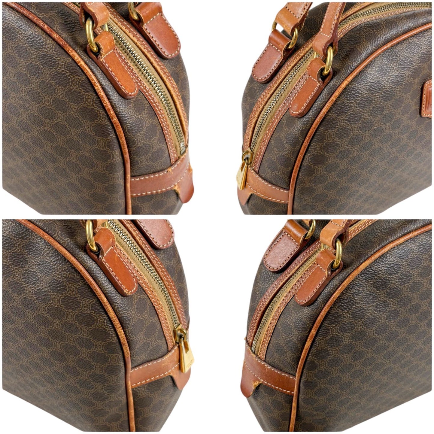 Celine Macadam Pattern Handbag Mini Tote Dome — view 4