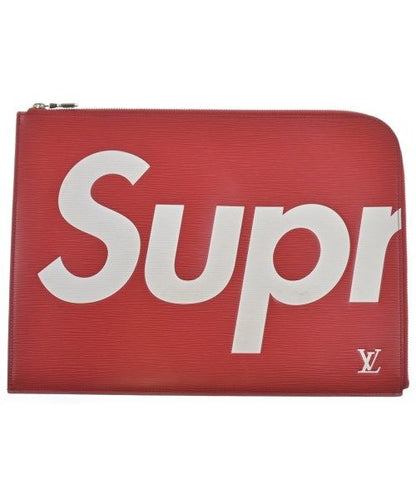 Louis Vuitton Clutch Bag Supreme Red
