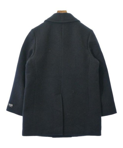 Prada Piece Coat Navy — view 2