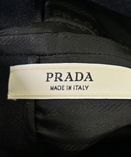 Prada Piece Coat Navy — view 3