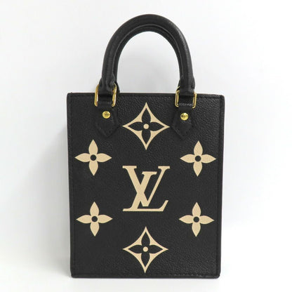 Louis Vuitton Monogram Empreinte Petite Sac Plat Black Mini Shoulder Bag — view 2