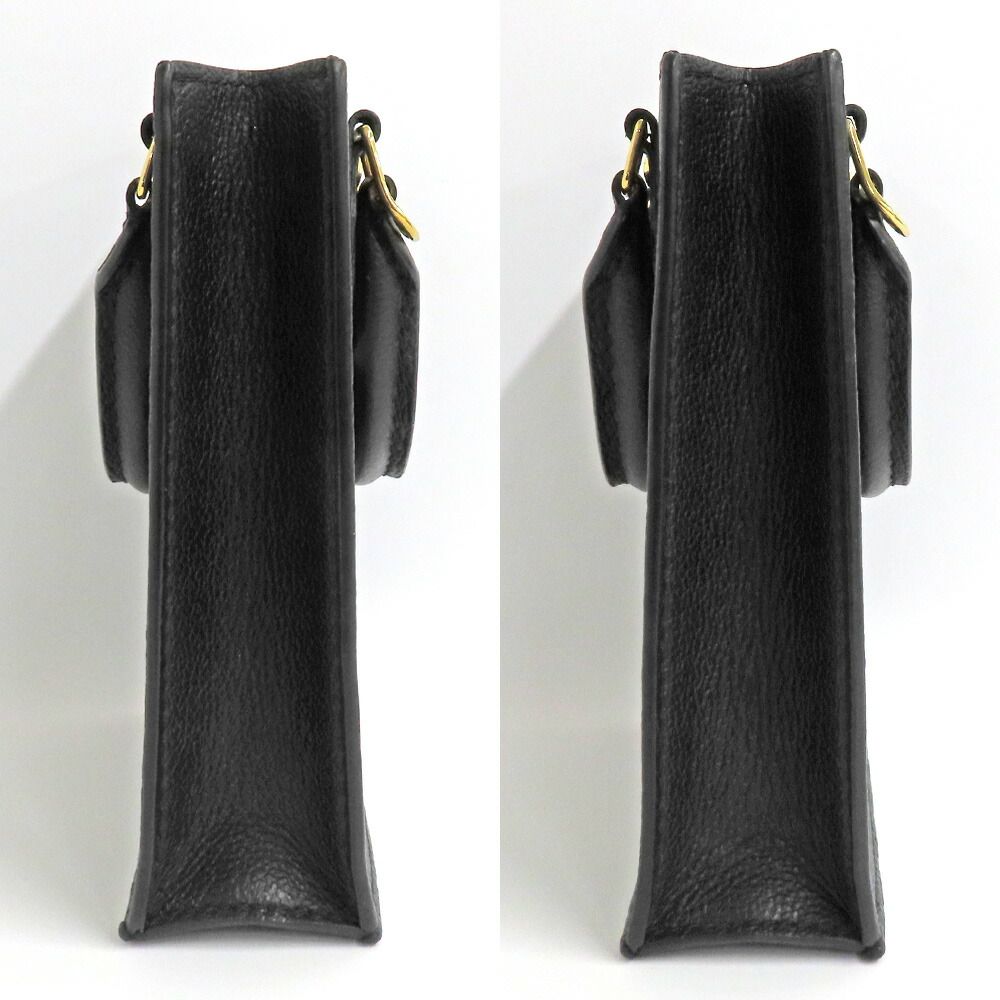 Louis Vuitton Monogram Empreinte Petite Sac Plat Black Mini Shoulder Bag — view 3