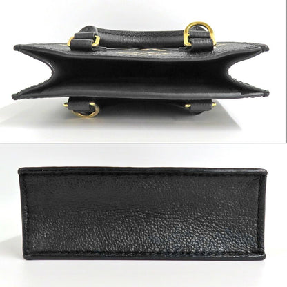Louis Vuitton Monogram Empreinte Petite Sac Plat Black Mini Shoulder Bag — view 4