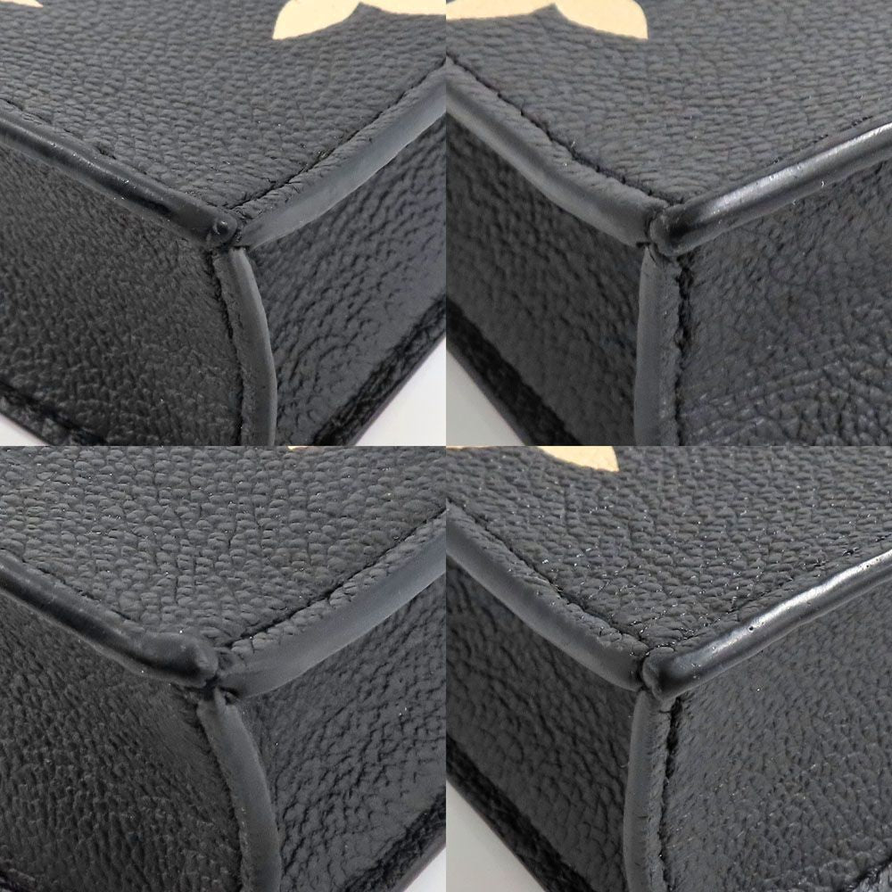 Louis Vuitton Monogram Empreinte Petite Sac Plat Black Mini Shoulder Bag — view 8