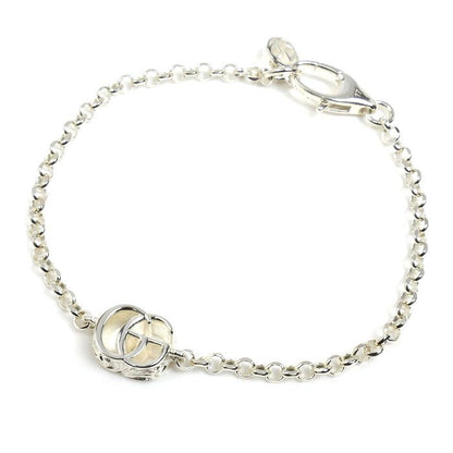 Gucci 925 Sterling Silver Double Bracelet 17 cm