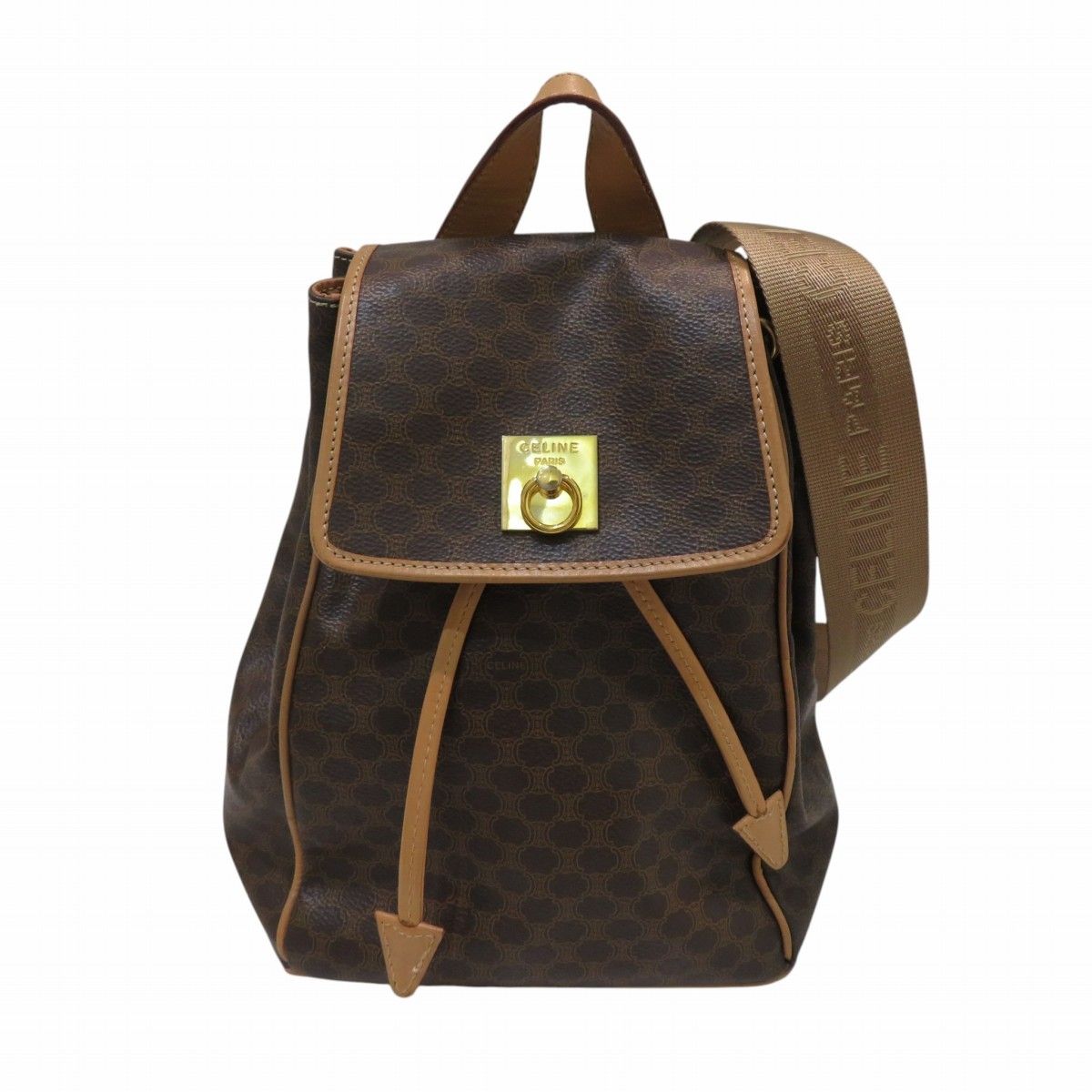 Celine Macadam Backpack Leather