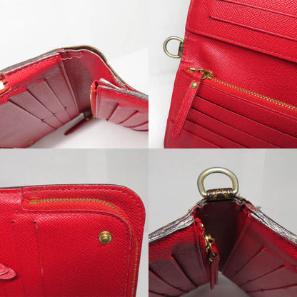 Louis Vuitton Portefeuille Unsolid Monogram Bifold Wallet Rouge Brown — view 8