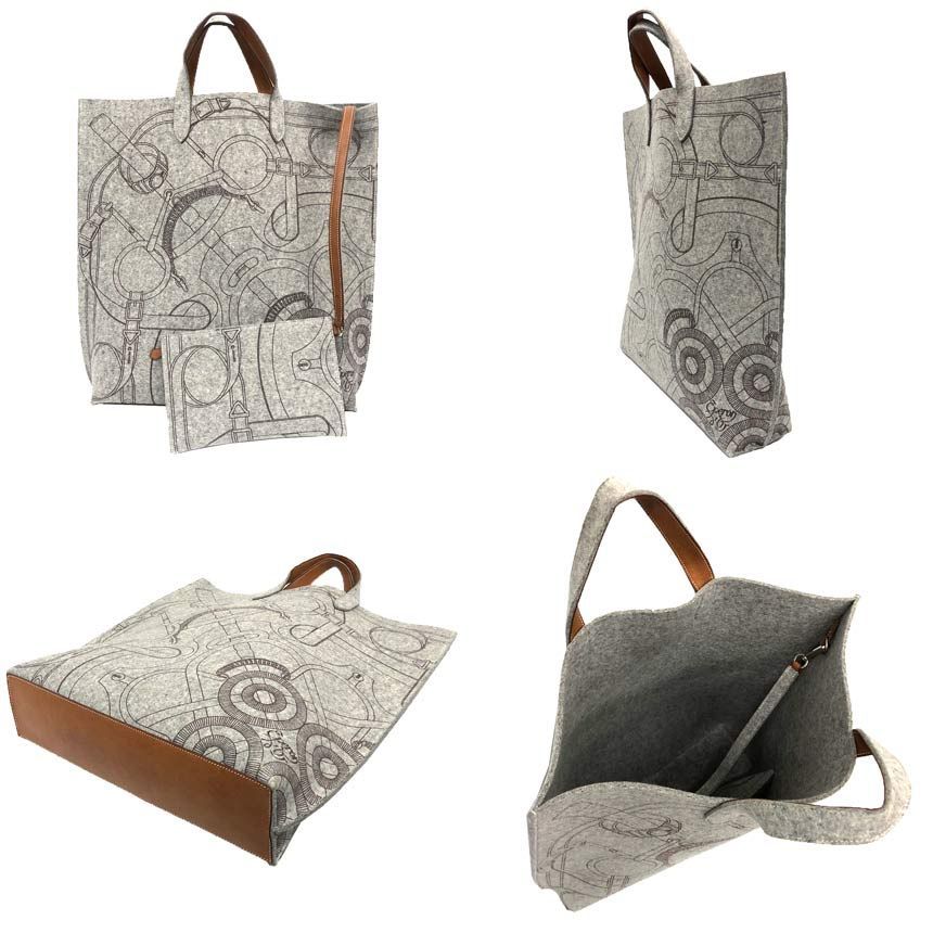 Hermes Karimi GM Tote Gray — view 2