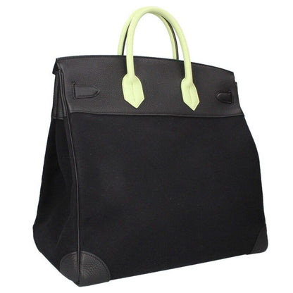 Hermes Haut a Courroies Hac 40 Tricolor Togo Toile Ash Handbag 40 — view 2