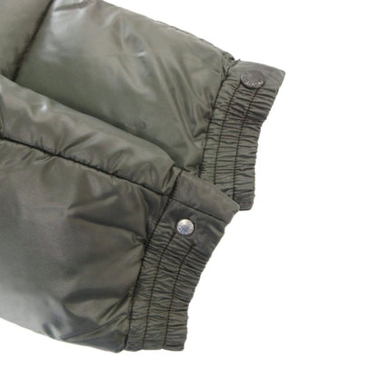 Moncler Everest Down Jacket Hood Patch Embroidery Zip Up 00 Green — view 4