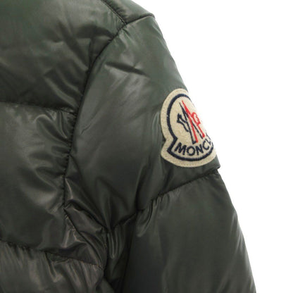 Moncler Everest Down Jacket Hood Patch Embroidery Zip Up 00 Green — view 5