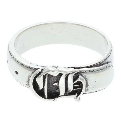 Chrome Hearts Belted CH Sml Chlogo Small Silver Ring
