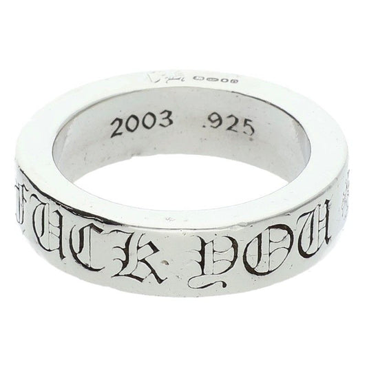 Chrome Hearts mm Spacer Fuckyou Silver Ring