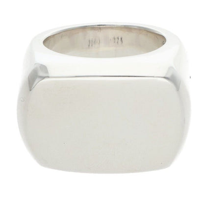 Chrome Hearts Big PJ Plain Silver Ring