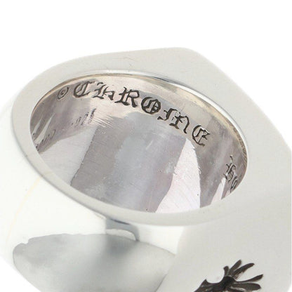 Chrome Hearts Big PJ Plain Silver Ring — view 3