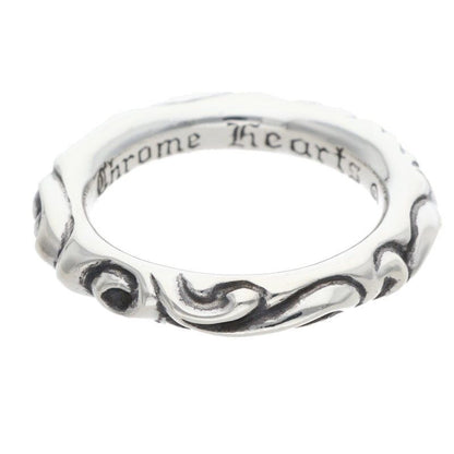 Chrome Hearts Scrl Band Scroll Silver Ring