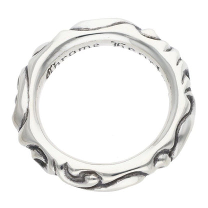 Chrome Hearts Scrl Band Scroll Silver Ring — view 5