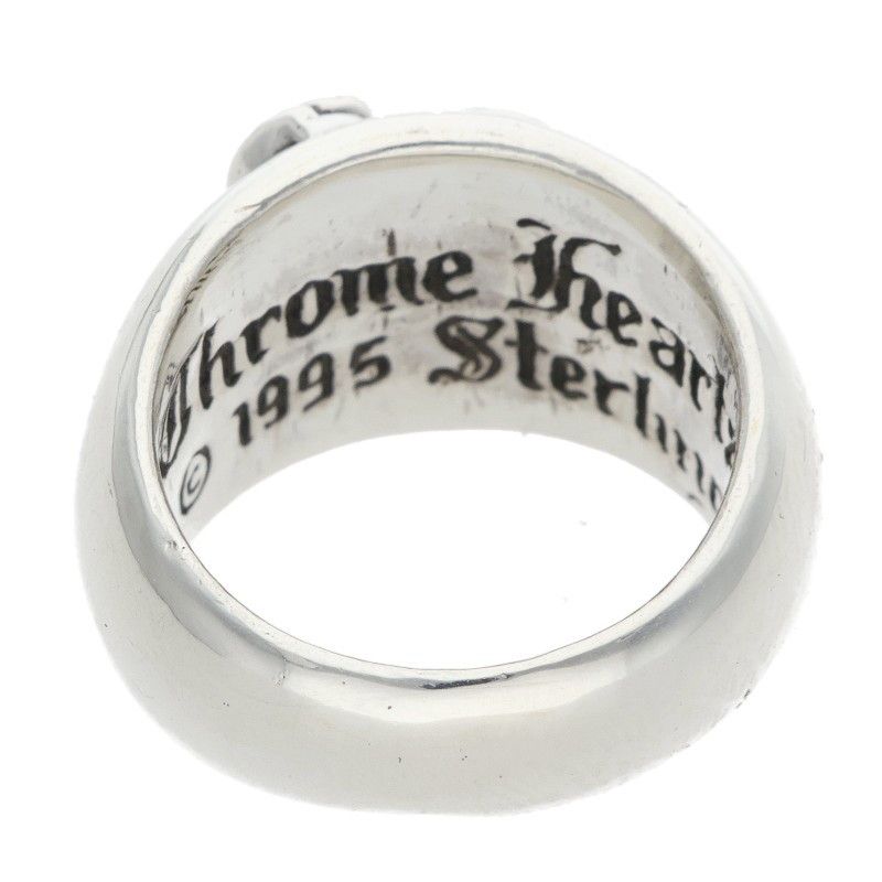 Chrome Heart in Band Silver Ring — view 2