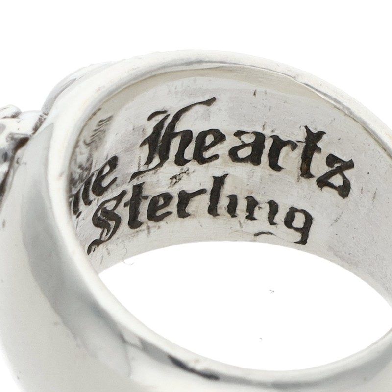 Chrome Heart in Band Silver Ring — view 4