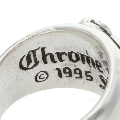 Chrome Heart in Band Silver Ring — view 3