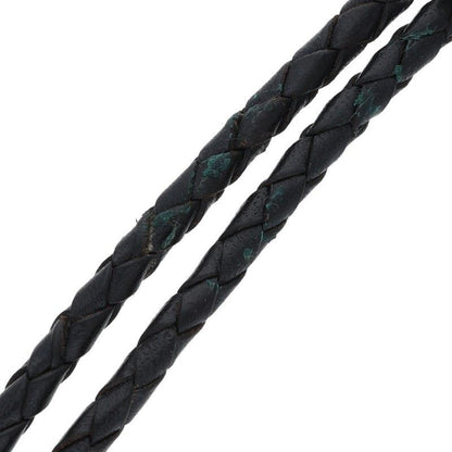 Chrome Hearts Bolotie Ovaltiny Tiny Classic Loop Tie Leather Necklace — view 5