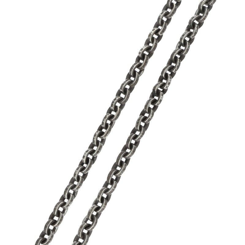 Chrome Hearts Paper Chain 18 Silver Necklace — view 5