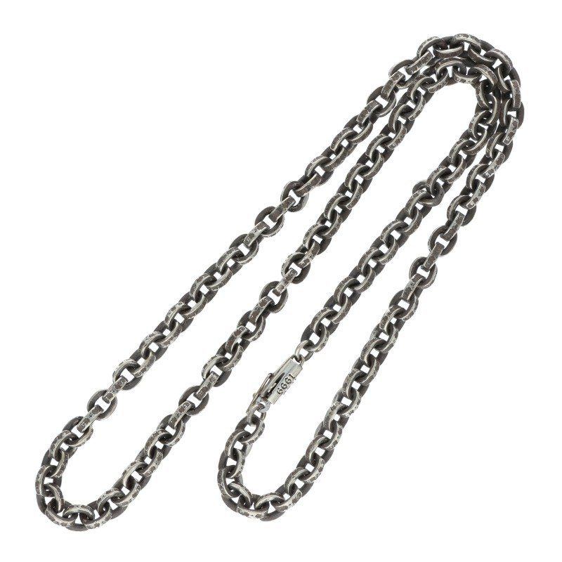 Chrome Hearts Paper Chain 18 Silver Necklace — view 2