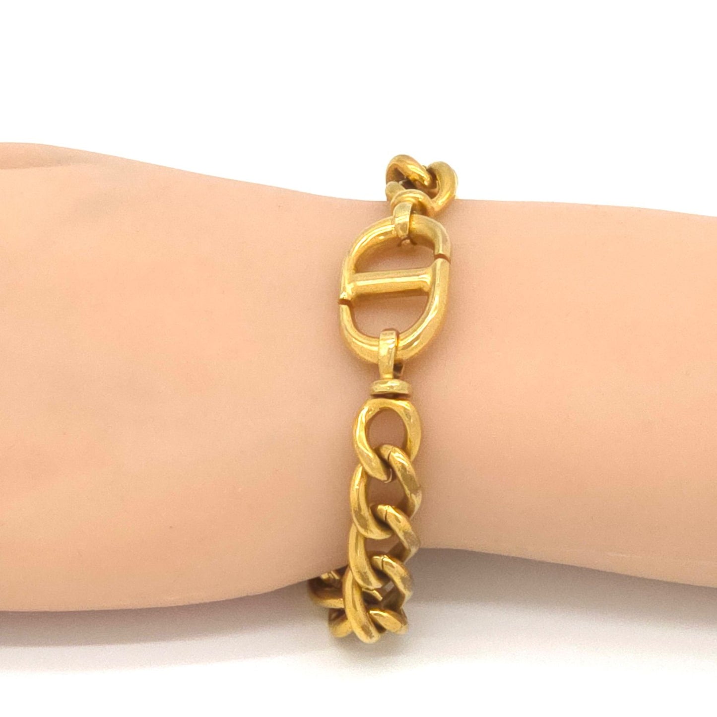 Dior CD Navy Bracelet Gold — view 8