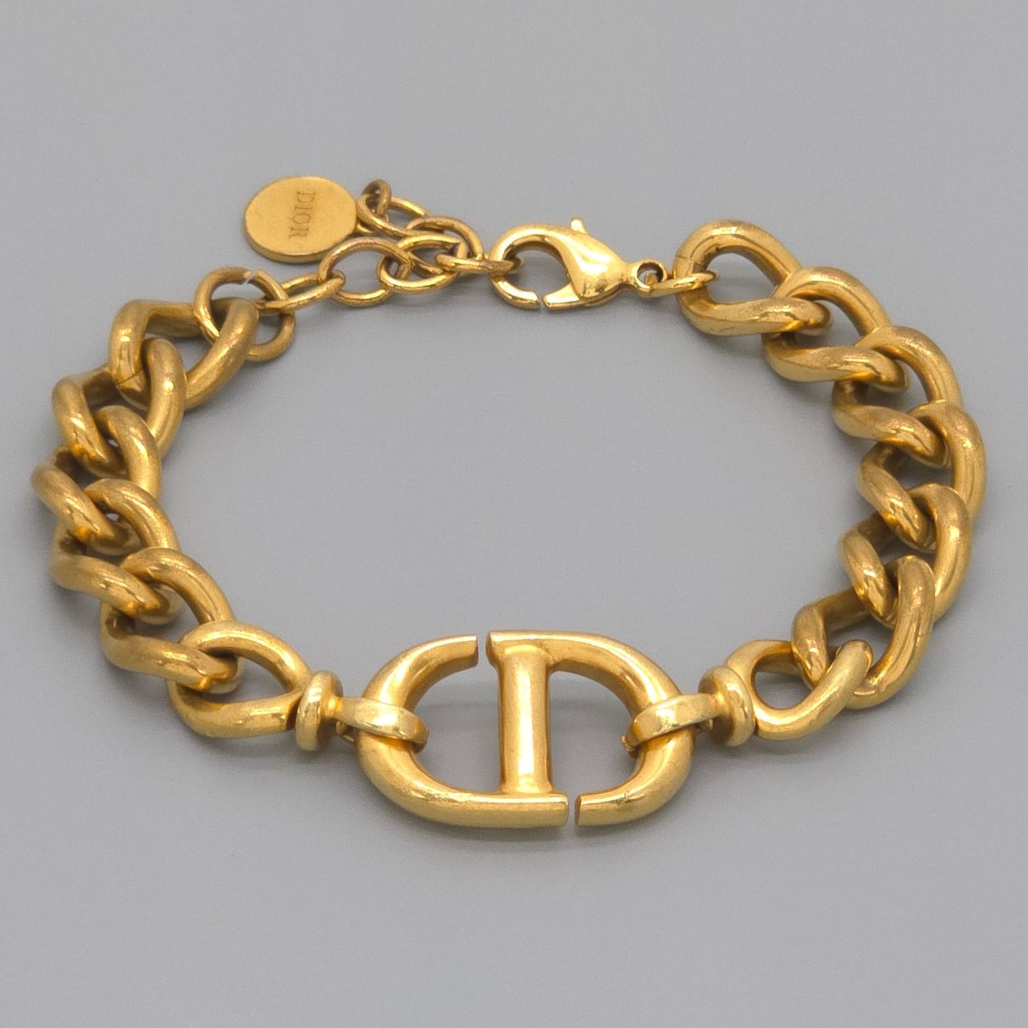 Dior CD Navy Bracelet Gold — view 9
