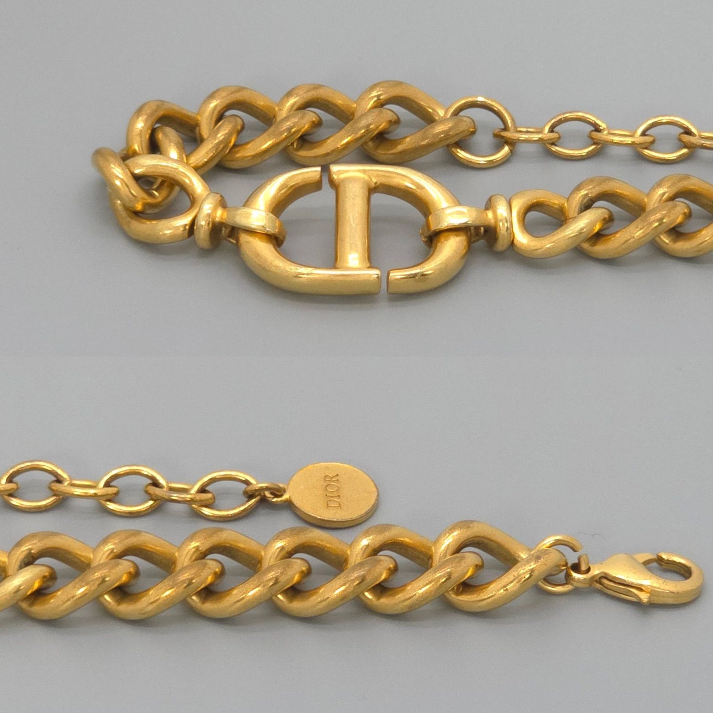 Dior CD Navy Bracelet Gold — view 4