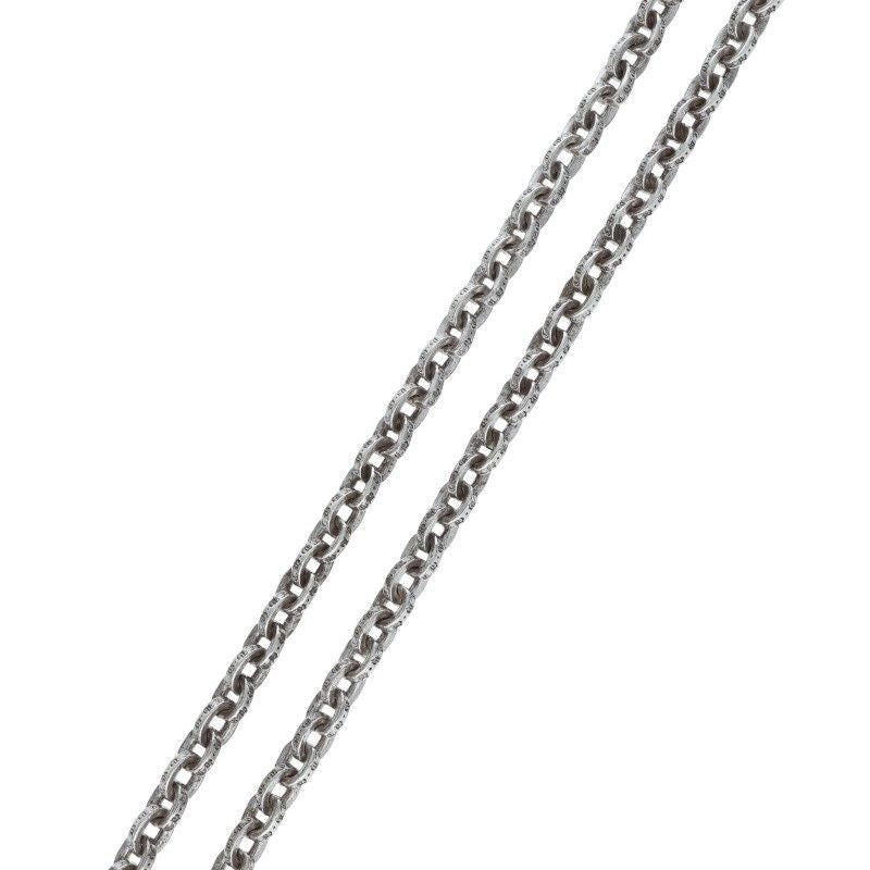 Chrome Hearts Paper Chain 24 Silver Necklace — view 5