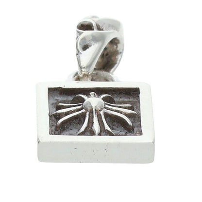 Chrome Hearts Framed CH Plus Charm Silver Necklace Top — view 5