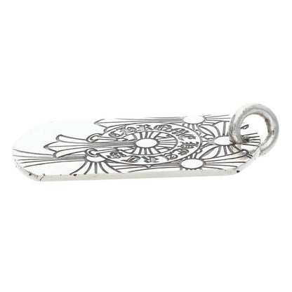Chrome Hearts D Tag Lrg God Bless God Breath Dog Tag Large Necklace Top — view 4